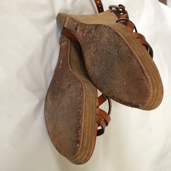 Coach Tan Leather Espadrilles - Picture 4 of 8